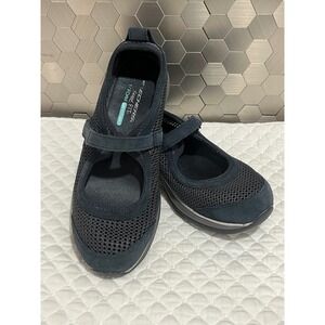 Skechers MaryJane Shoes interstellar relaxed fit comfort 9 sneaker slip‎ on navy